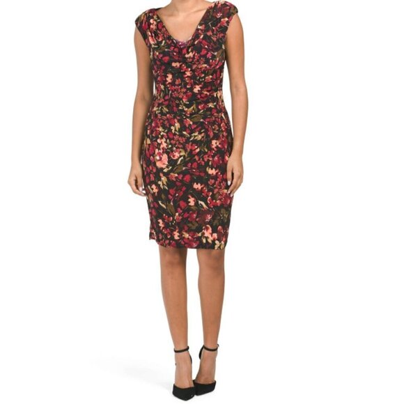 Anne Klein Dresses & Skirts - NWT Anne Klein Women's Valerie Floral Print Cowl Neck Mini Dress